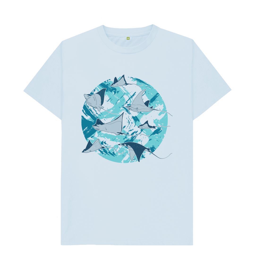 Sky Blue Stingray Tee