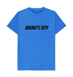 Bright Blue Mama's Boy Men's Tee