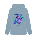 Stone Blue Purple Turtle Hoody