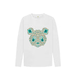 White Tree Bear Long Sleeve Tee