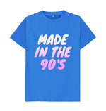 Bright Blue Made In The 90's Tee