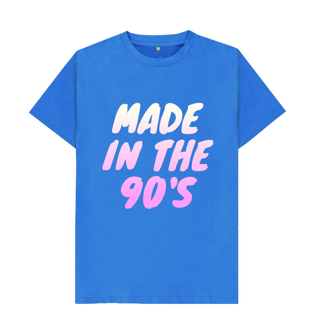 Bright Blue Made In The 90's Tee