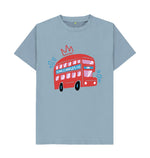 Stone Blue Men's King's Bus Tee