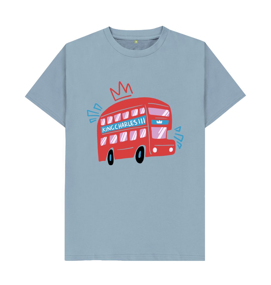 Stone Blue Men's King's Bus Tee