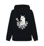 Black White Fox Hoodie