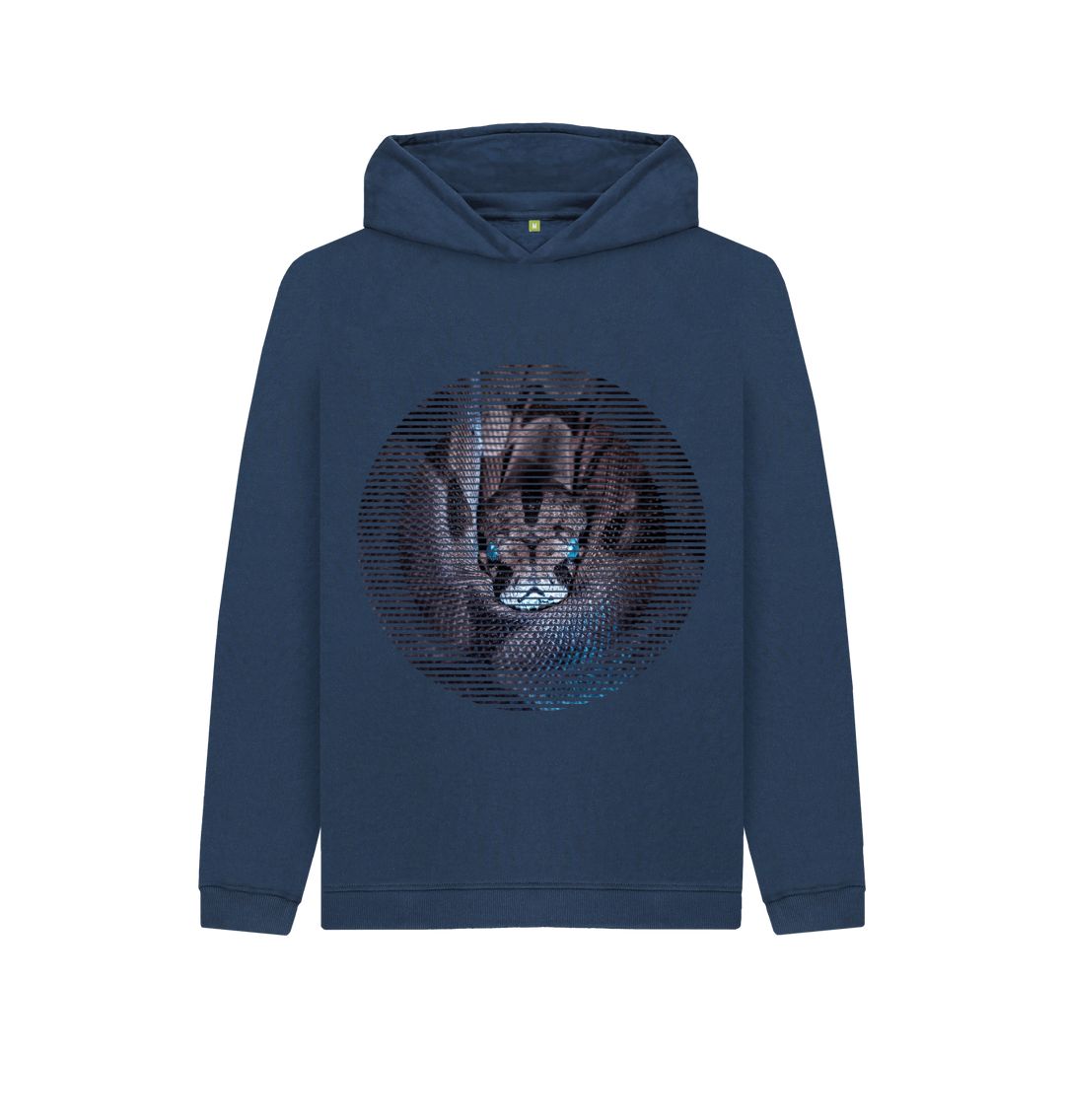 Navy Blue Snake Eyes Hoody