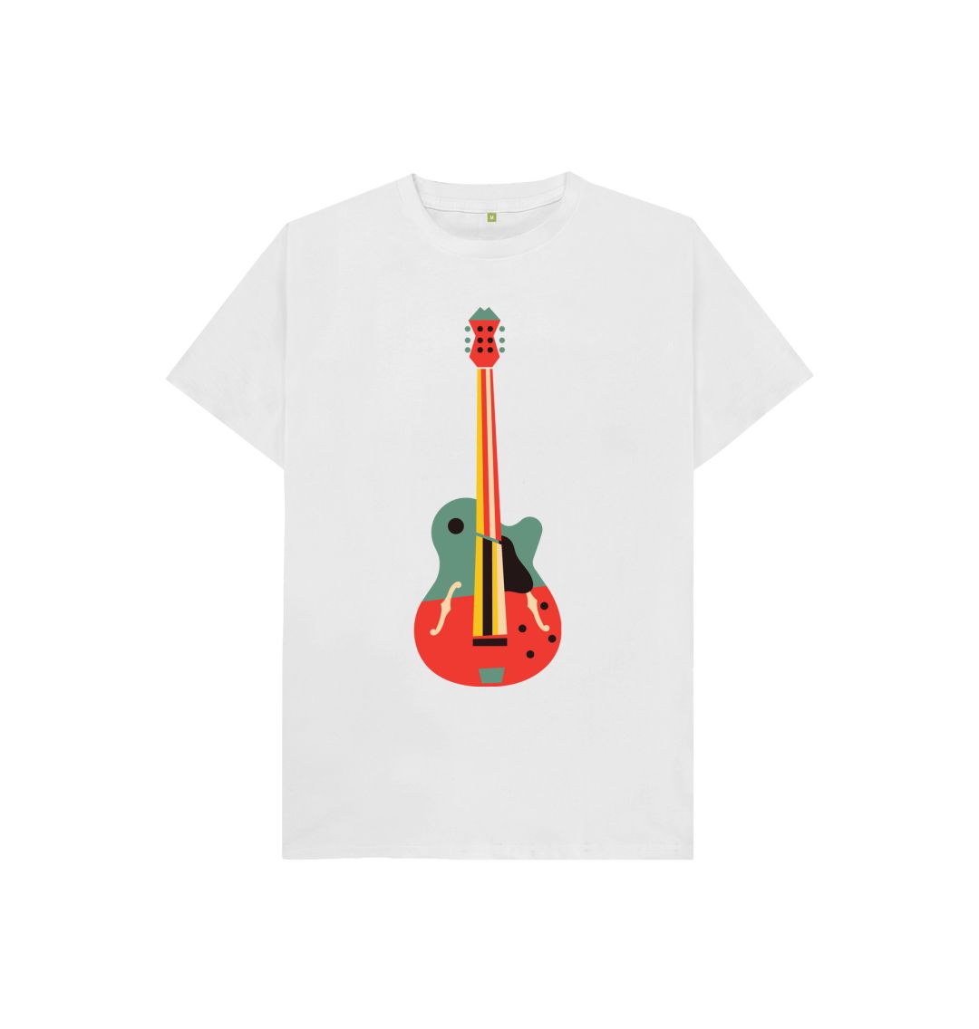 White Guitar Tee