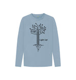 Stone Blue Electric Tree Long Sleeve Tee