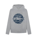 Athletic Grey Fish In The Sea Hoody