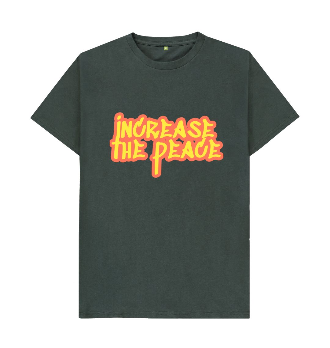 Dark Grey Increase The Peace Tee