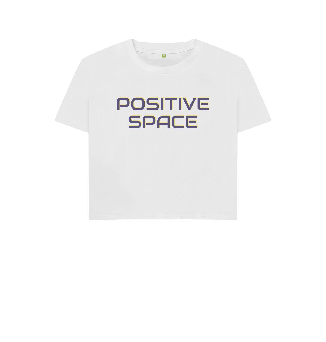 White Positive Space Tee