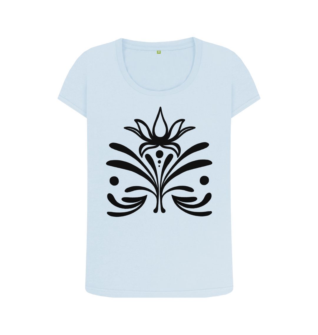 Sky Blue Lotus Tee