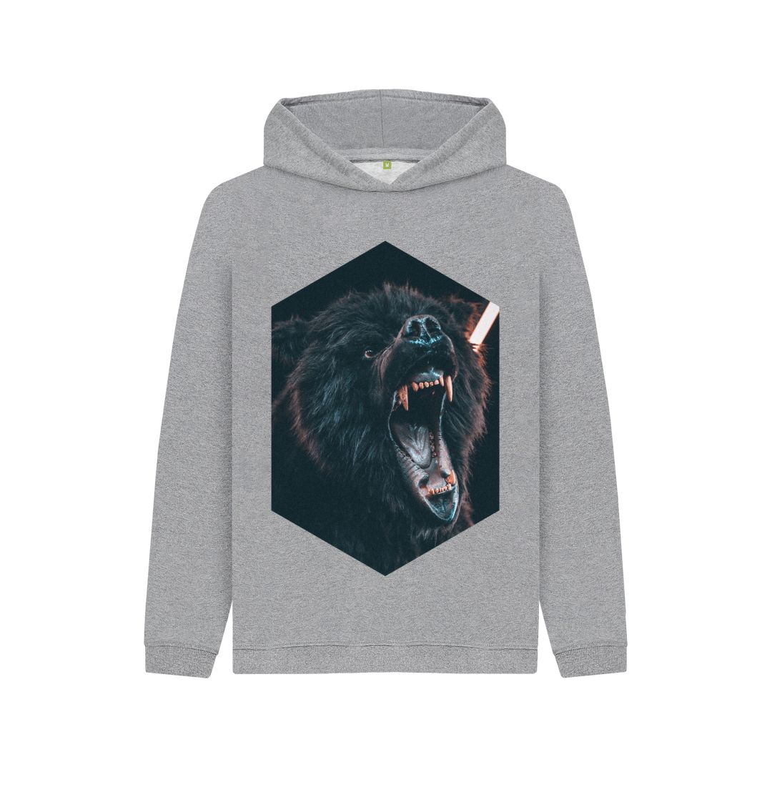 Athletic Grey Bear Hoody