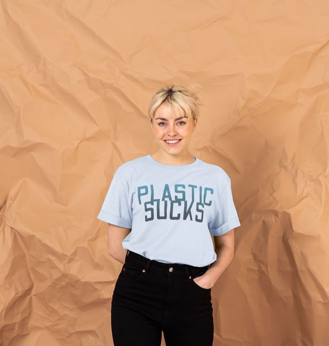 Plastic Sucks Tee