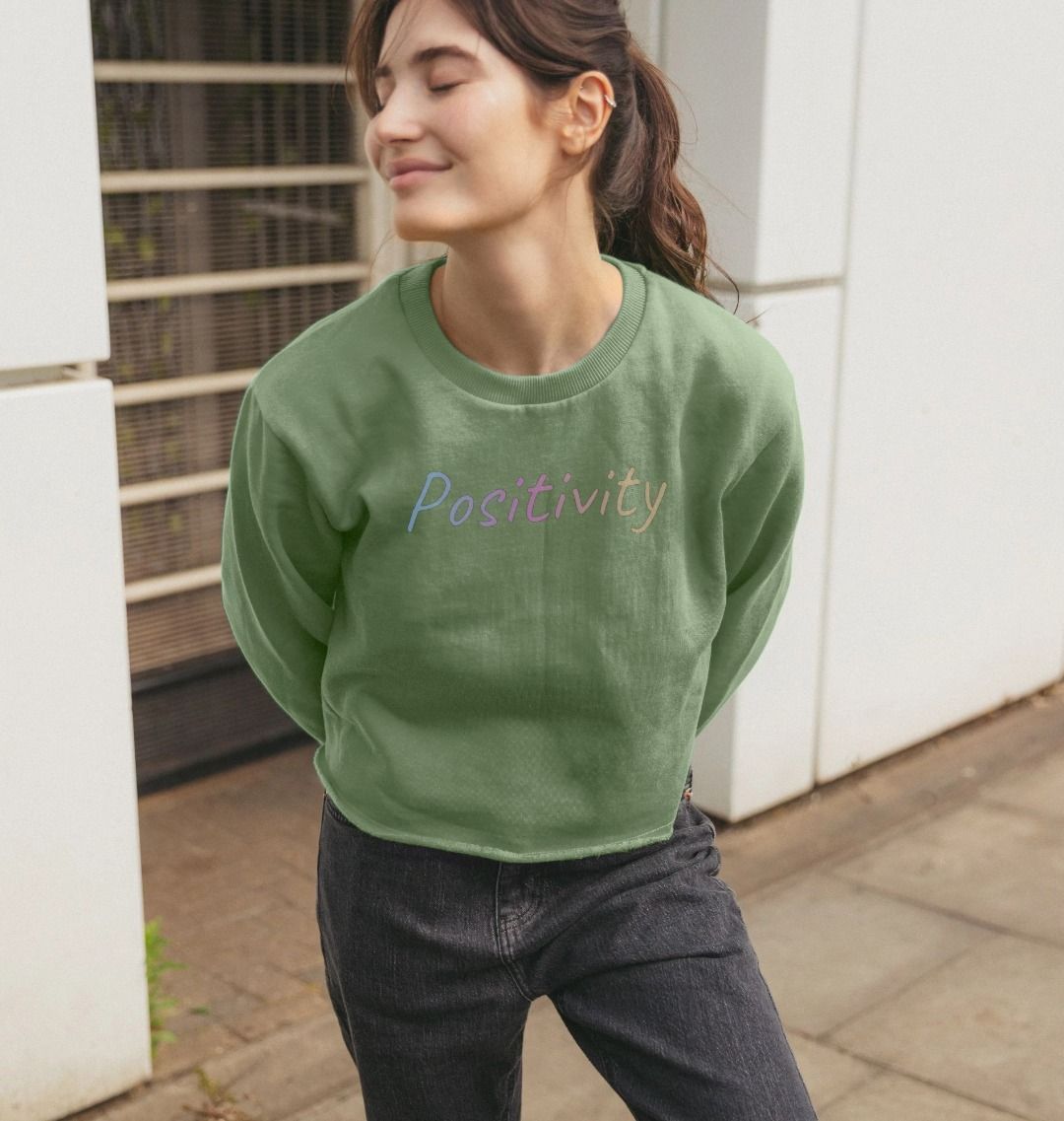 Positivity Boxy Jumper