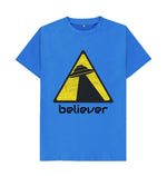 Bright Blue UFO Believer Tee