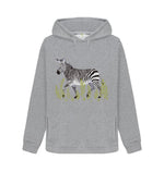 Light Heather Zebra Hoody