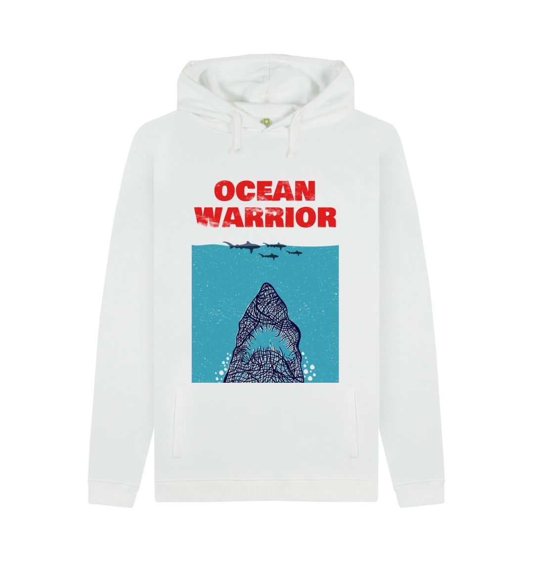 White Ocean Warrior Hoody