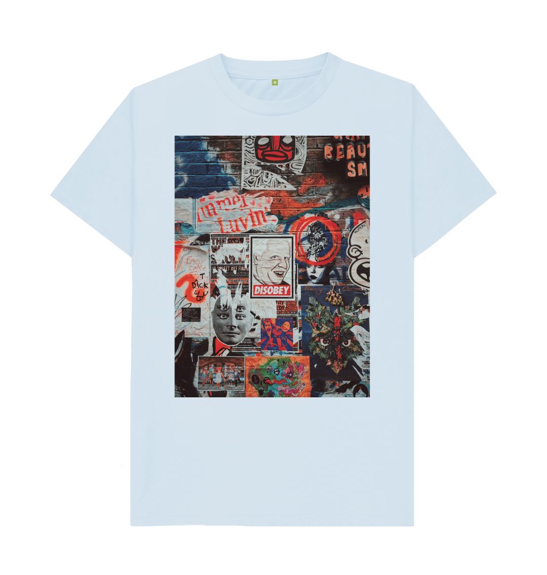 Sky Blue Disobey Tee