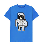 Bright Blue Space Man In Space Tee