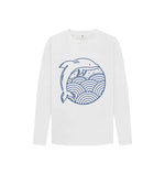 White Dolphin Long Sleeve Tee