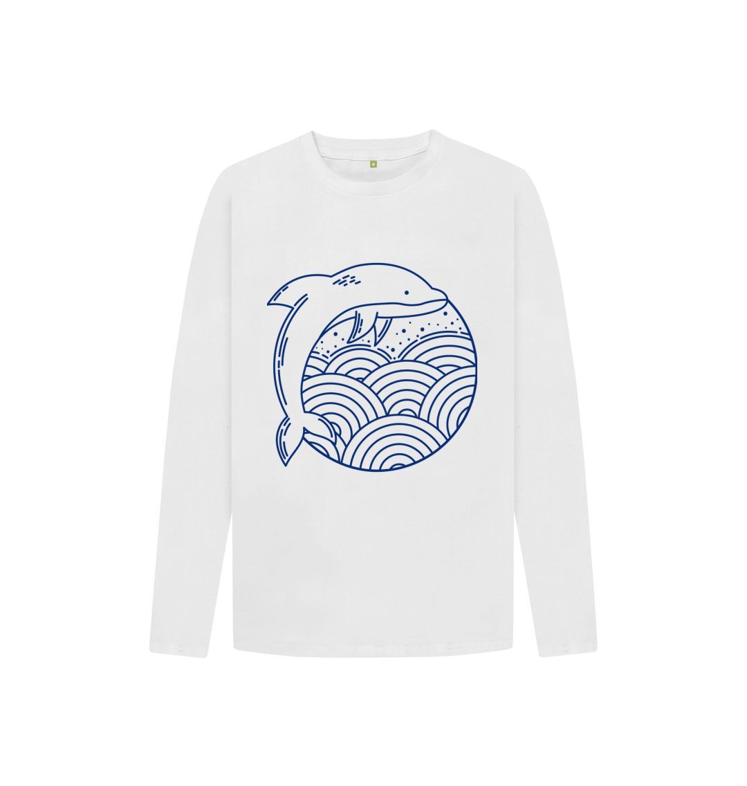 White Dolphin Long Sleeve Tee