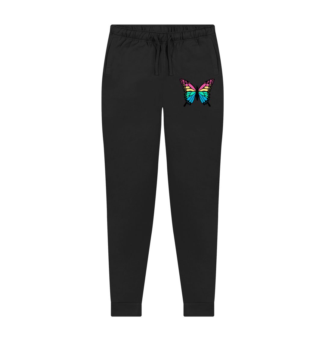 Black Organic Butterfly Joggers