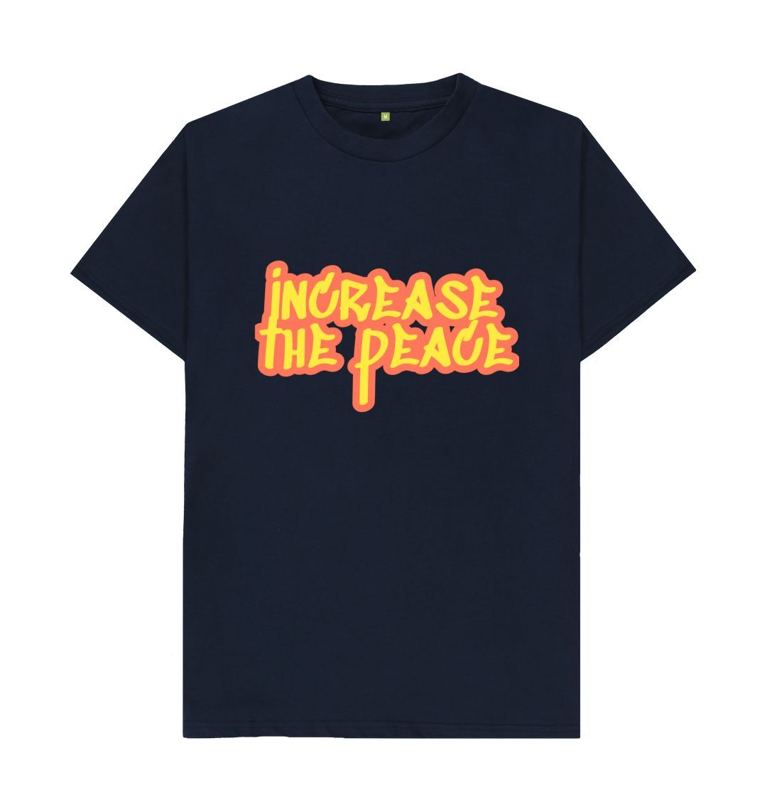 Navy Blue Increase The Peace Tee