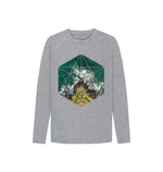 Athletic Grey Sea and Rocks Long Sleeve Tee