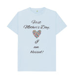 Sky Blue Women's First Mother's Day Tee