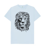 Sky Blue Fierce Lion Tee