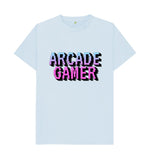 Sky Blue Arcade Gamer Tee