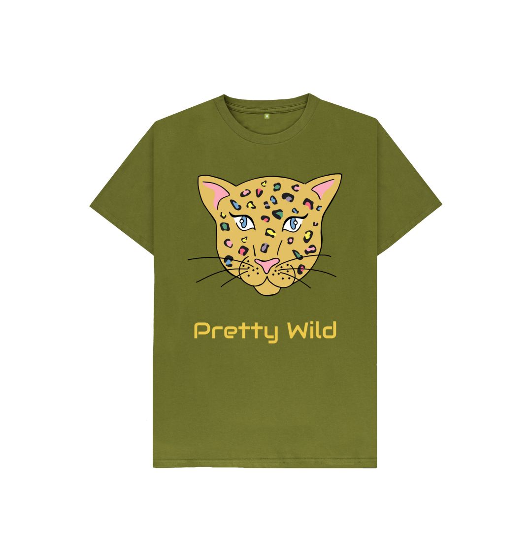 Moss Green Pretty Wild Tee