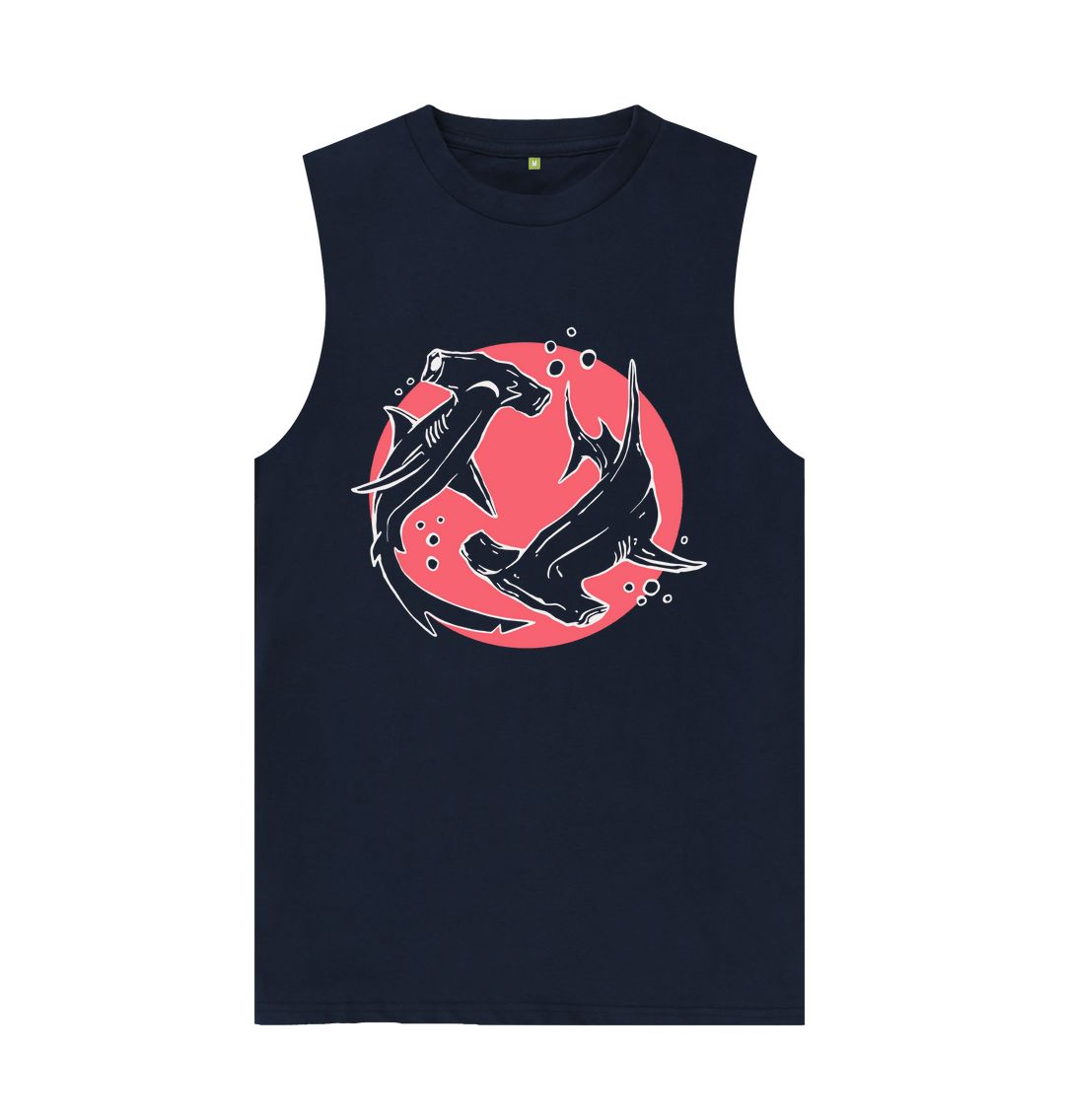 Navy Blue Hammerhead Shark Vest