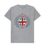 Athletic Grey Men's Royal Flag and Crown