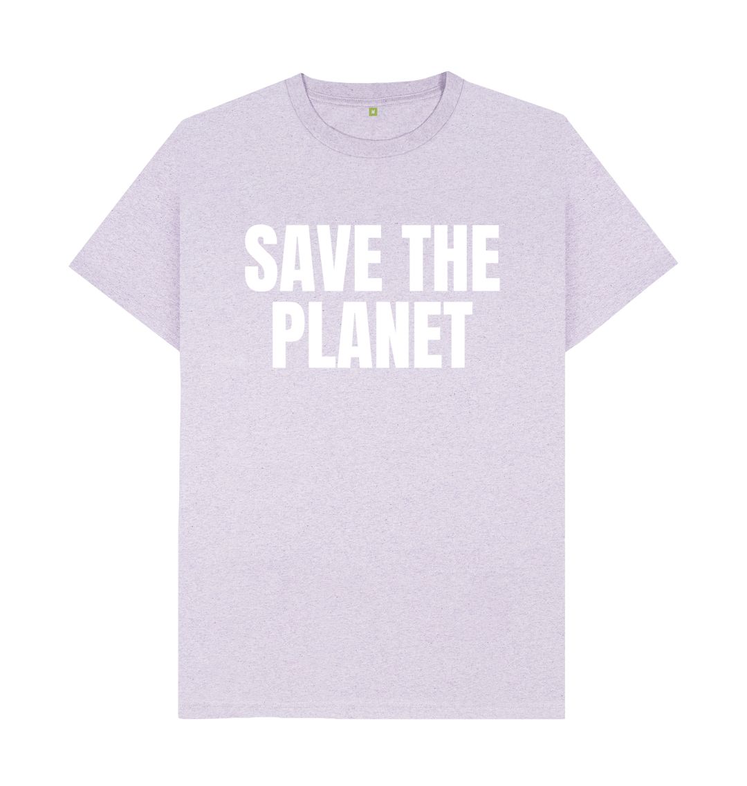 Light Purple Save The Planet Tee