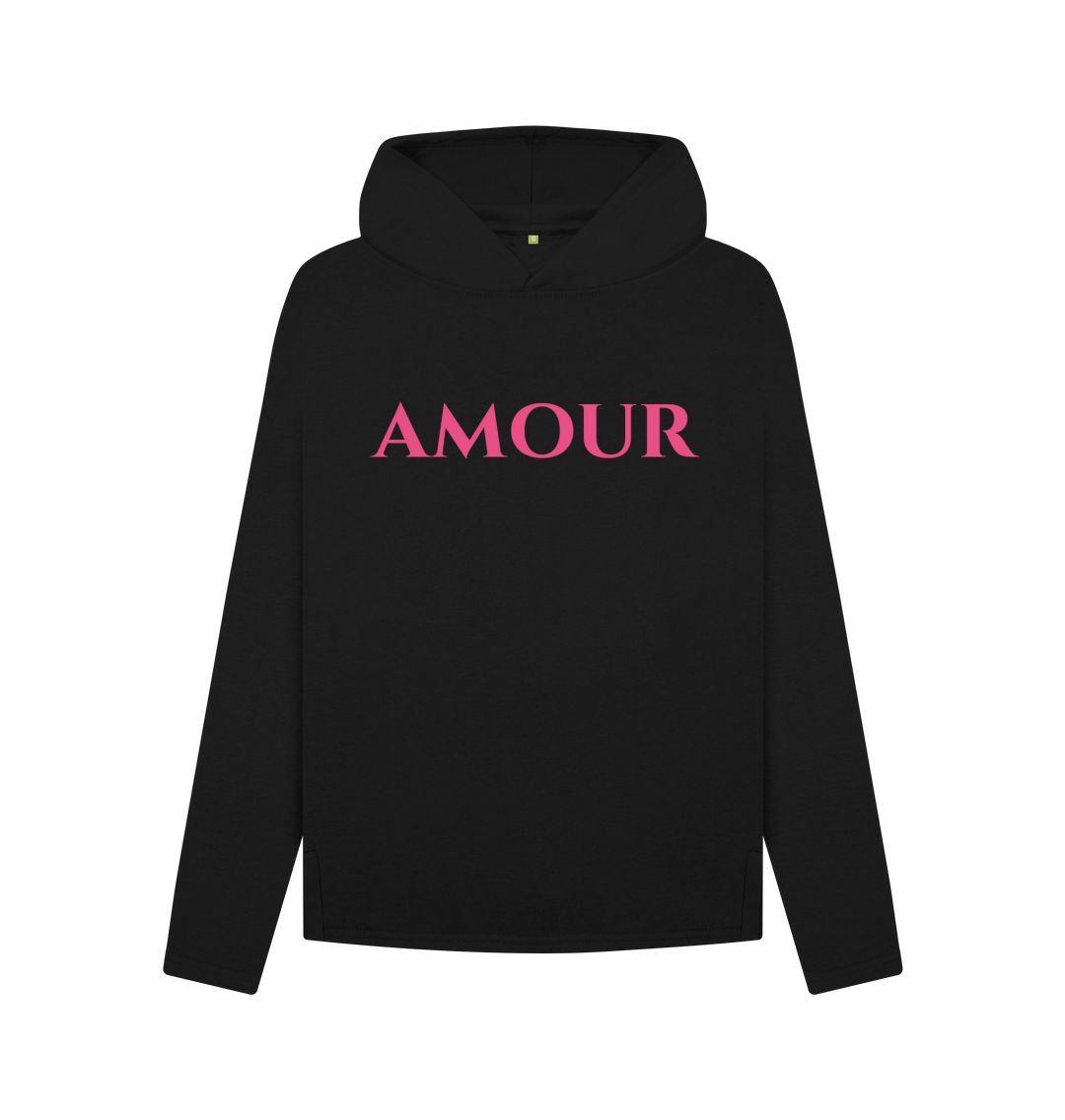 Black Amour Relaxed Hoody