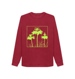 Cherry Green Flowers Sweatshirt