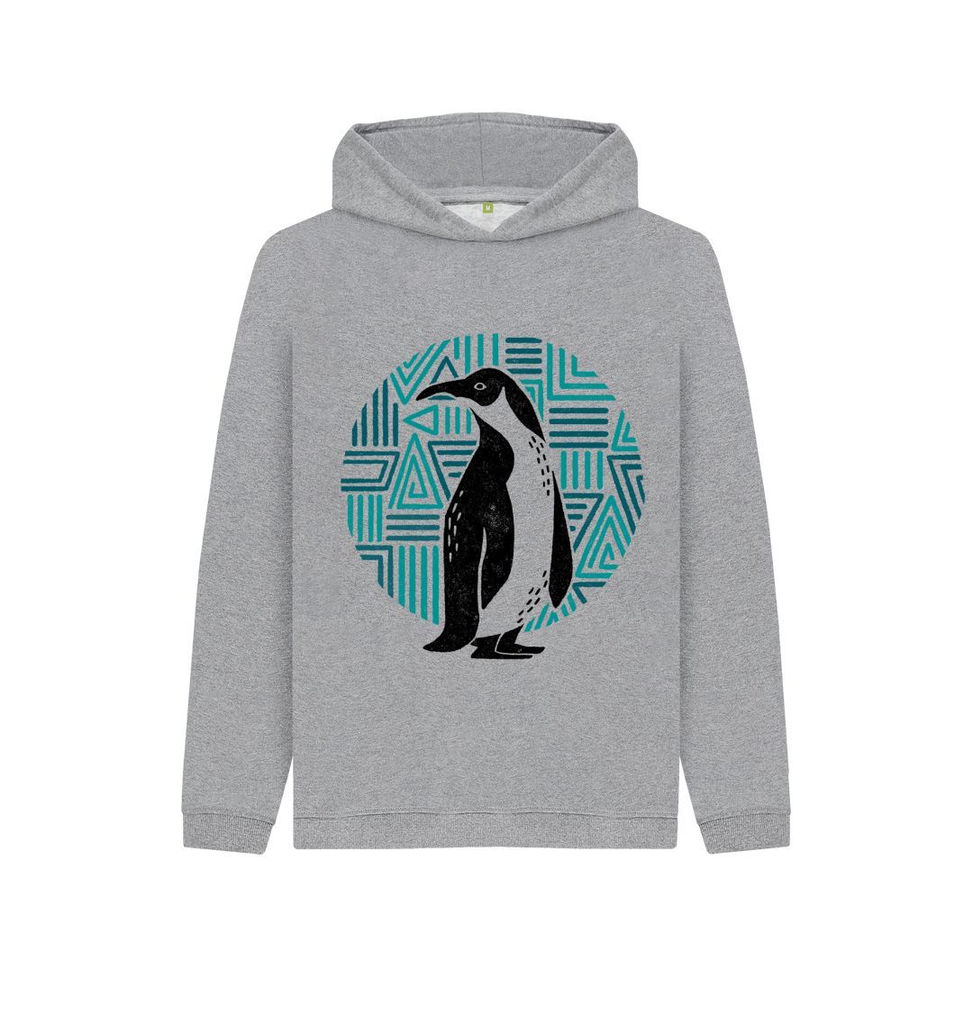 Athletic Grey Penguin Hoody