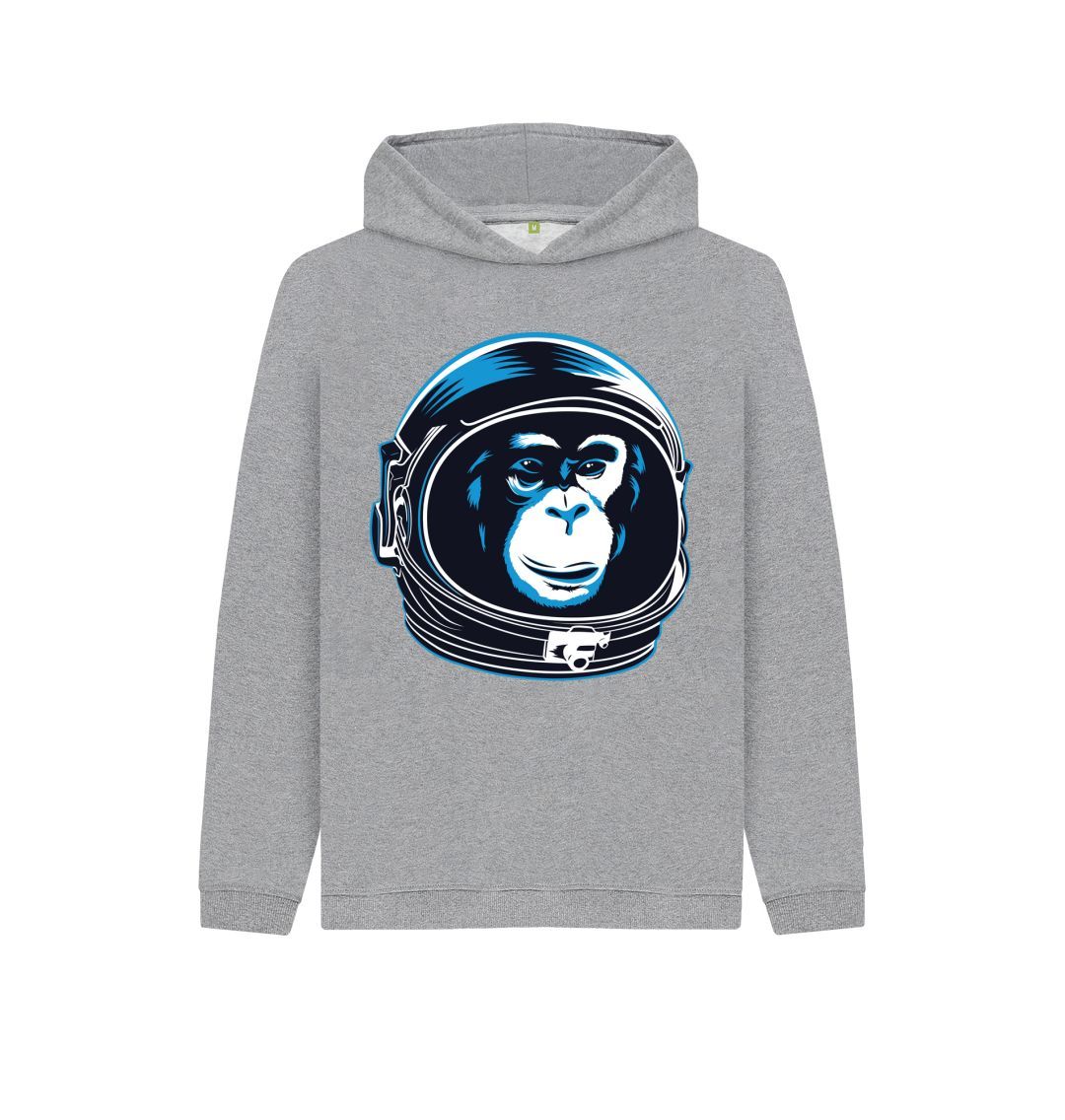 Athletic Grey Space Monkey Hoody