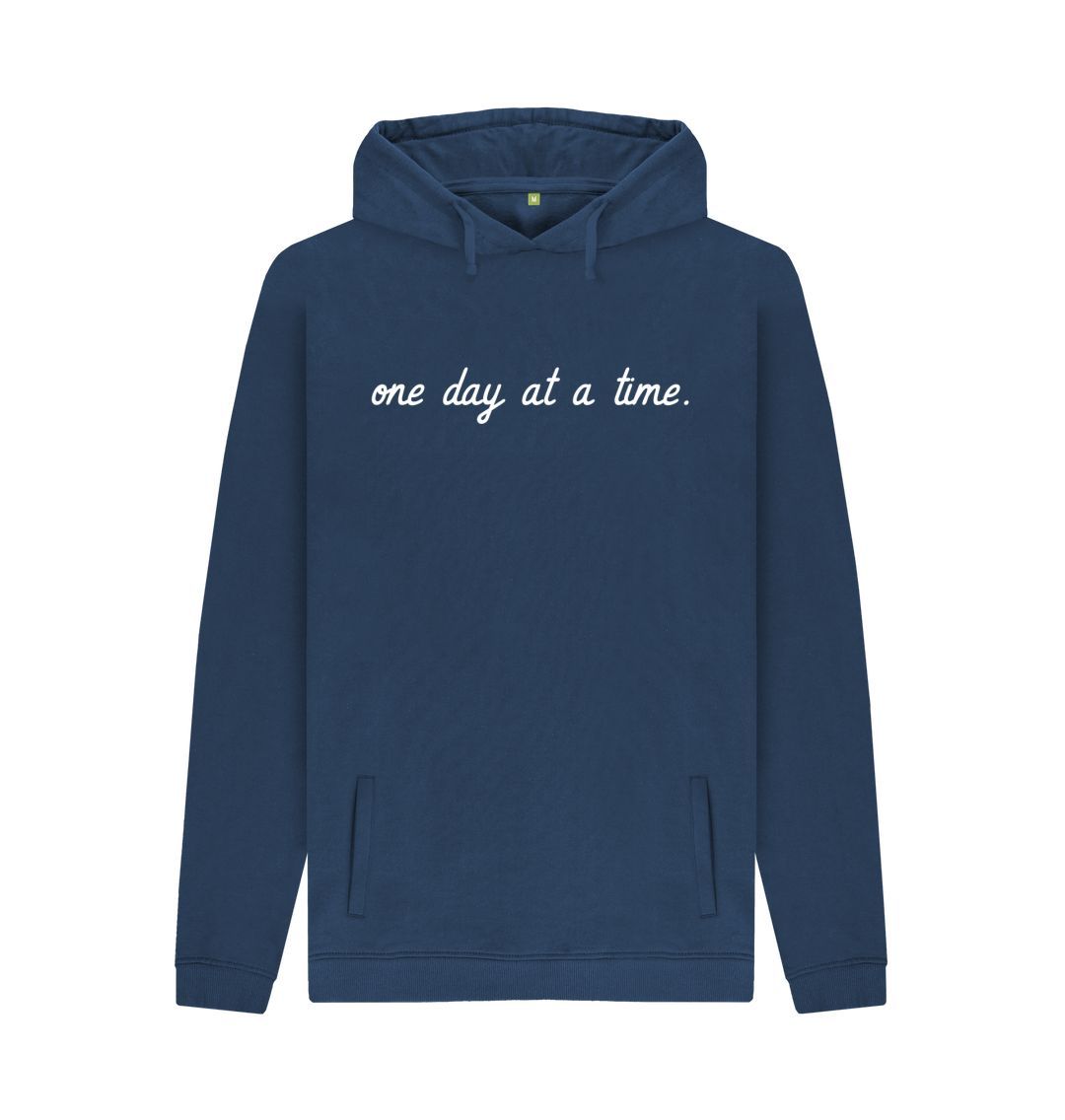 Navy One Day At A Time Hoody