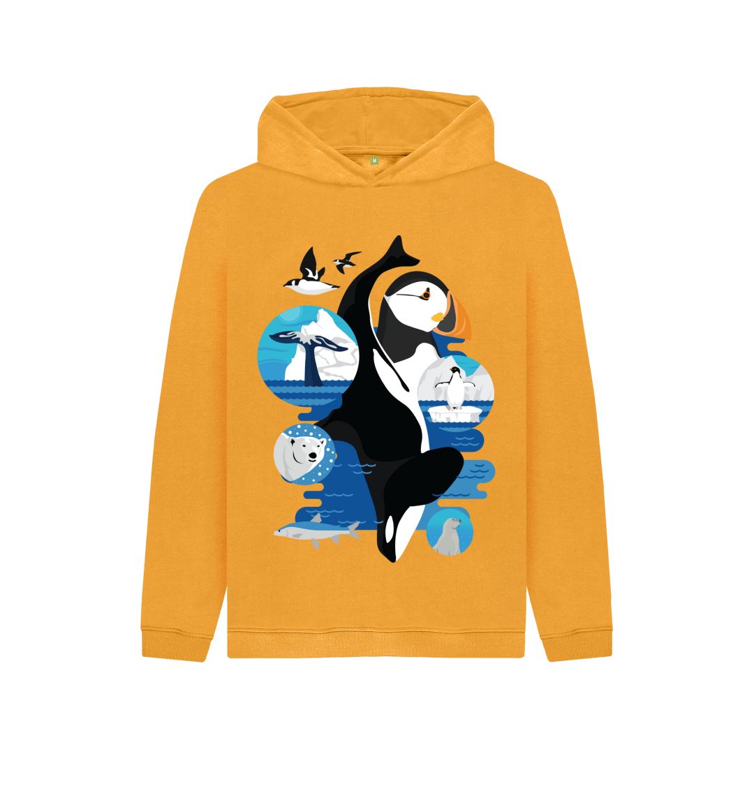 Mustard Frozen World Hoody