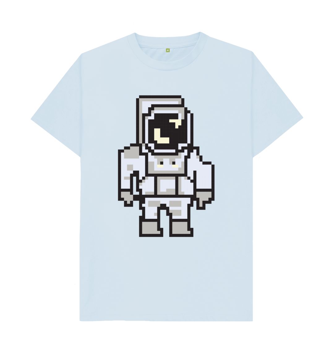 Sky Blue Space Man In Space Tee