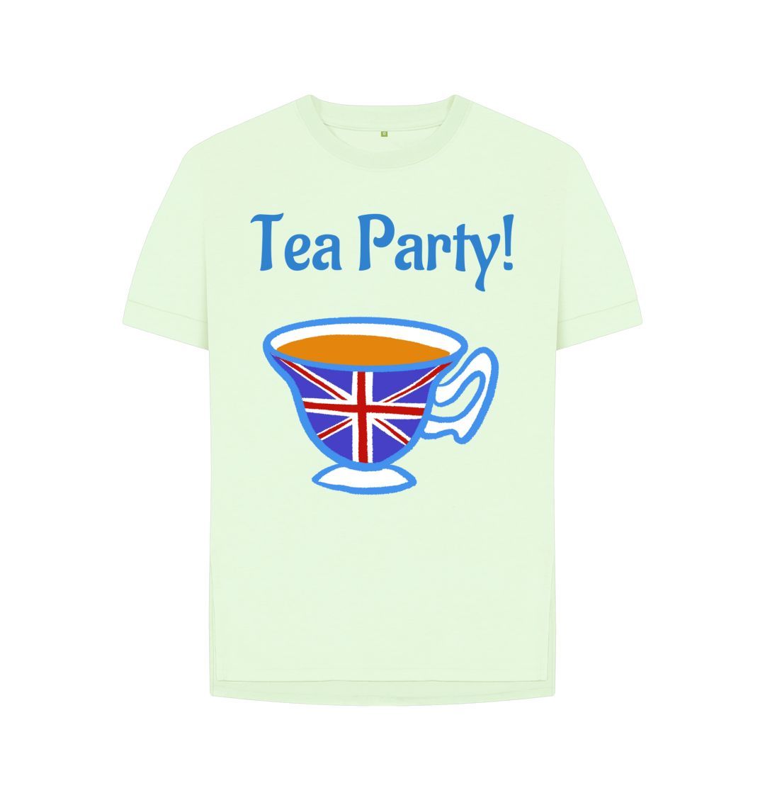 Pastel Green Women's Relaxed Tea Par