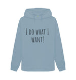 Stone Blue I Do What I Want Hoody