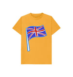 Mustard Kids England Flag Tee