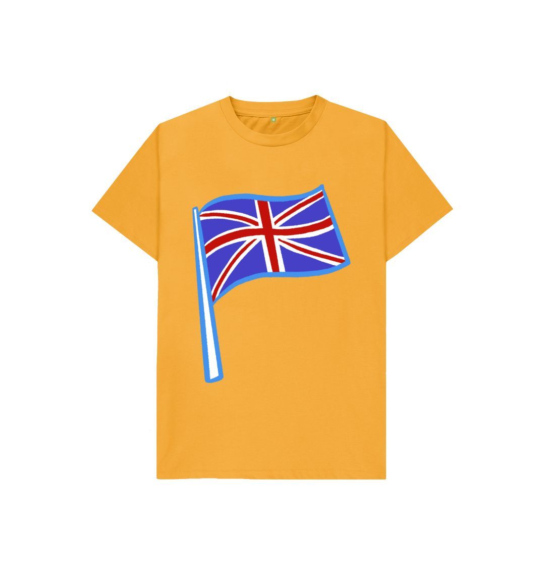 Mustard Kids England Flag Tee