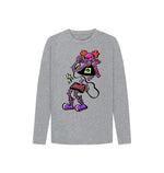 Athletic Grey Music and Funk Long Sleeve Tee