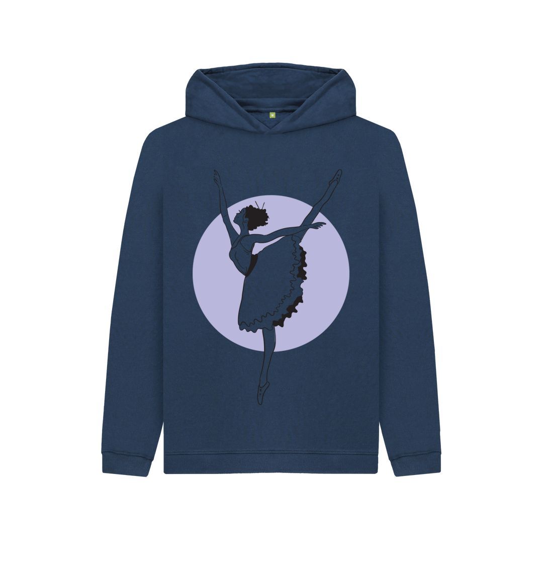 Navy Blue Ballerina Hoody