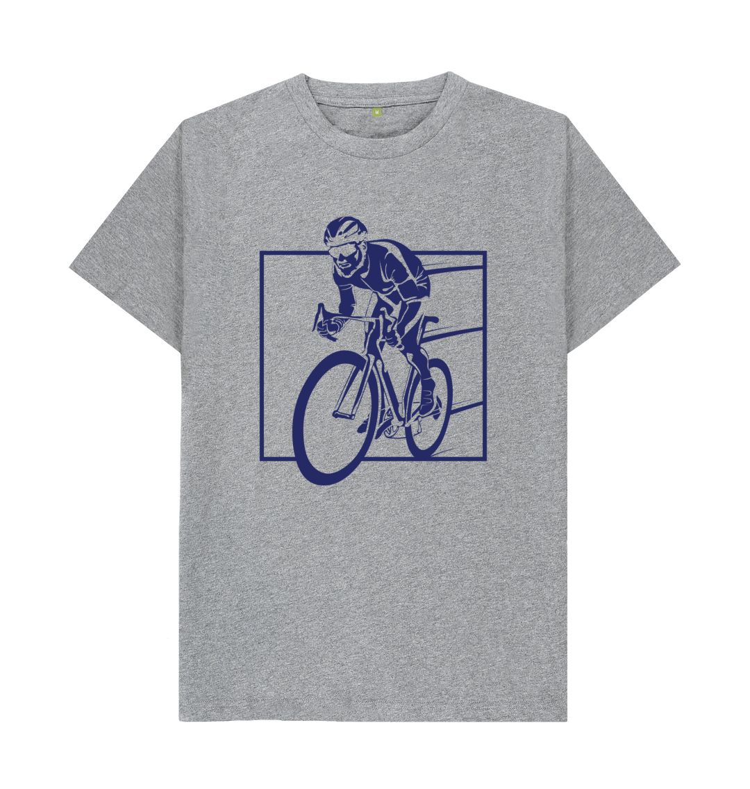 Athletic Grey Bike Ride Tee